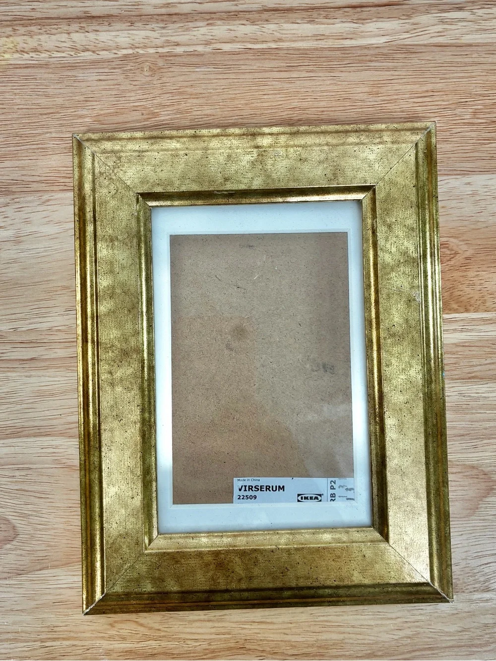 IKEA Virserum Gold Traditional Beveled Photo Picture Frame 4x6